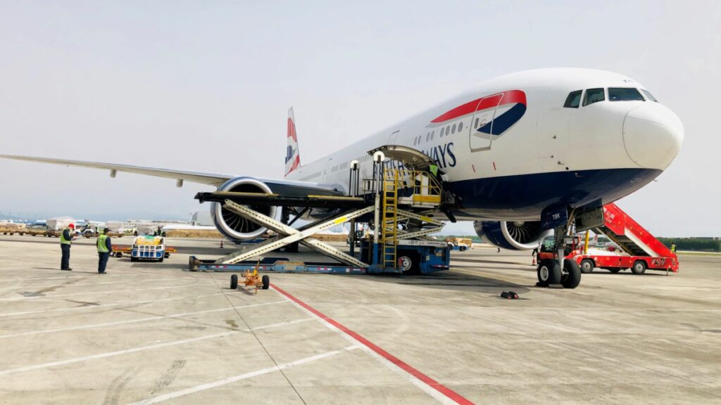 British Airways Brings Belly Cargo to Cincinnati/N. Kentucky Airport